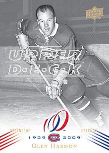 2008-09 Upper Deck Montreal Canadiens Centennial #104 Glen Harmon