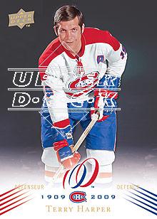 2008-09 Upper Deck Montreal Canadiens Centennial #105 Terry Harper