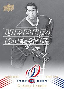2008-09 Upper Deck Montreal Canadiens Centennial #118 Claude Larose