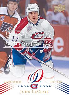 2008-09 Upper Deck Montreal Canadiens Centennial #121 John LeClair
