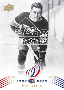 2008-09 Upper Deck Montreal Canadiens Centennial #124 Pit Lepine