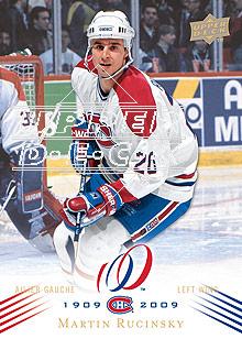 2008-09 Upper Deck Montreal Canadiens Centennial #133 Martin Rucinsky