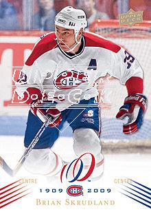 2008-09 Upper Deck Montreal Canadiens Centennial #136 Brian Skrudland