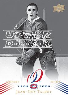 2008-09 Upper Deck Montreal Canadiens Centennial #140 Jean-Guy Talbot