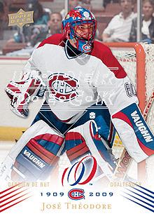 2008-09 Upper Deck Montreal Canadiens Centennial #141 Jose Theodore
