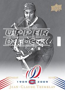 2008-09 Upper Deck Montreal Canadiens Centennial #143 Jean-Claude Tremblay