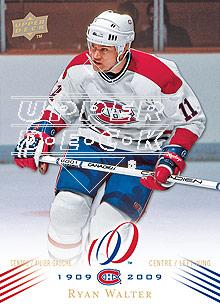 2008-09 Upper Deck Montreal Canadiens Centennial #147 Ryan Walter