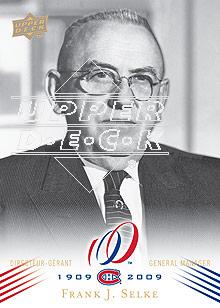 2008-09 Upper Deck Montreal Canadiens Centennial #157 Frank J. Selke