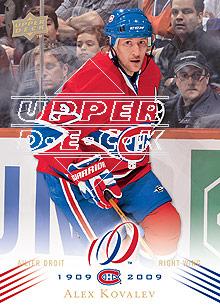 2008-09 Upper Deck Montreal Canadiens Centennial #169 Alex Kovalev