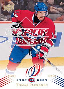 2008-09 Upper Deck Montreal Canadiens Centennial #170 Tomas Plekanec