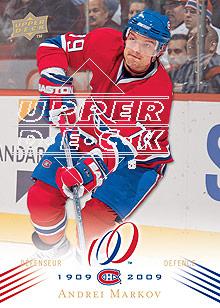 2008-09 Upper Deck Montreal Canadiens Centennial #171 Andrei Markov