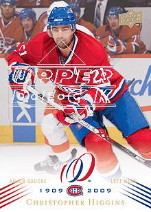 2008-09 Upper Deck Montreal Canadiens Centennial #173 Christopher Higgins