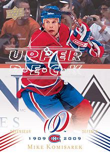 2008-09 Upper Deck Montreal Canadiens Centennial #176 Mike Komisarek