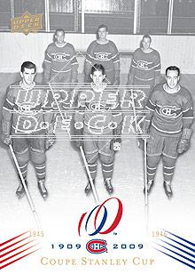 2008-09 Upper Deck Montreal Canadiens Centennial #182 Coupe Stanley Cup