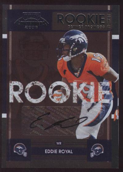 2008 Playoff Contenders #135 Eddie Royal AU RC