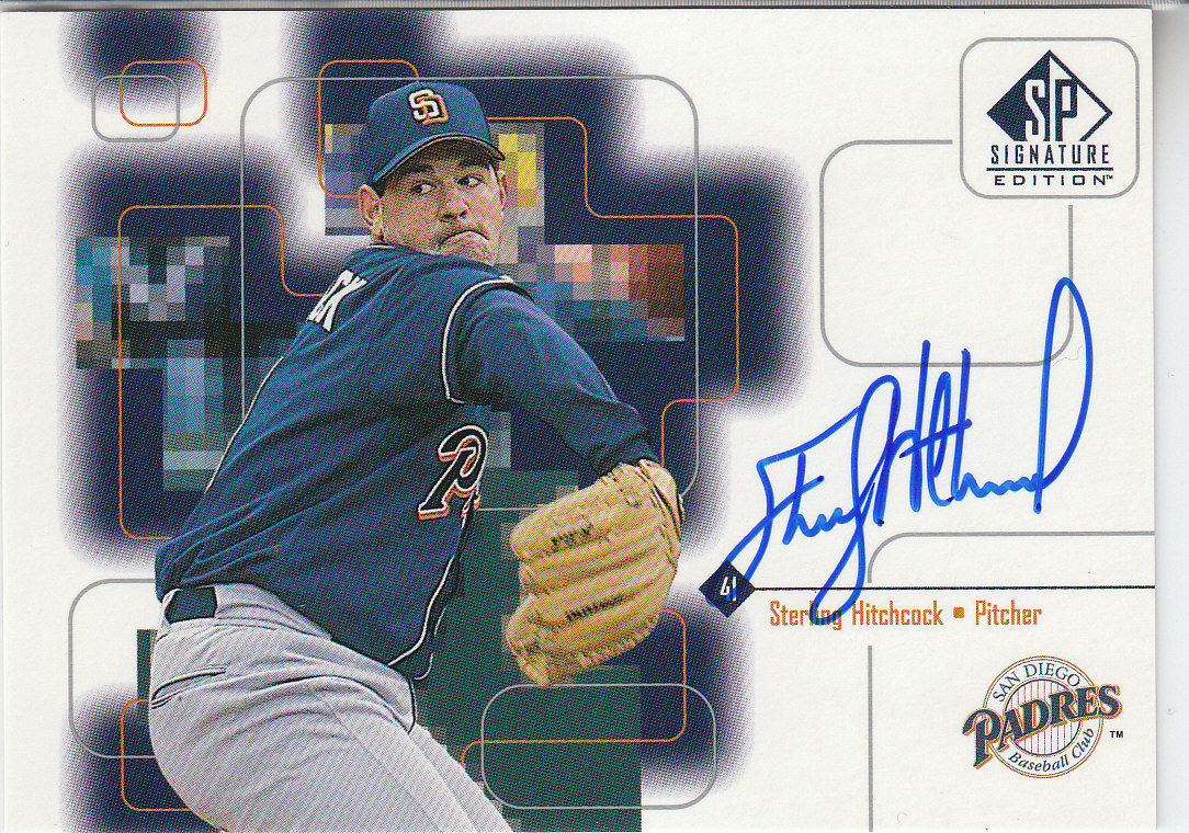 1999 SP Signature Autographs #STH Sterling Hitchcock