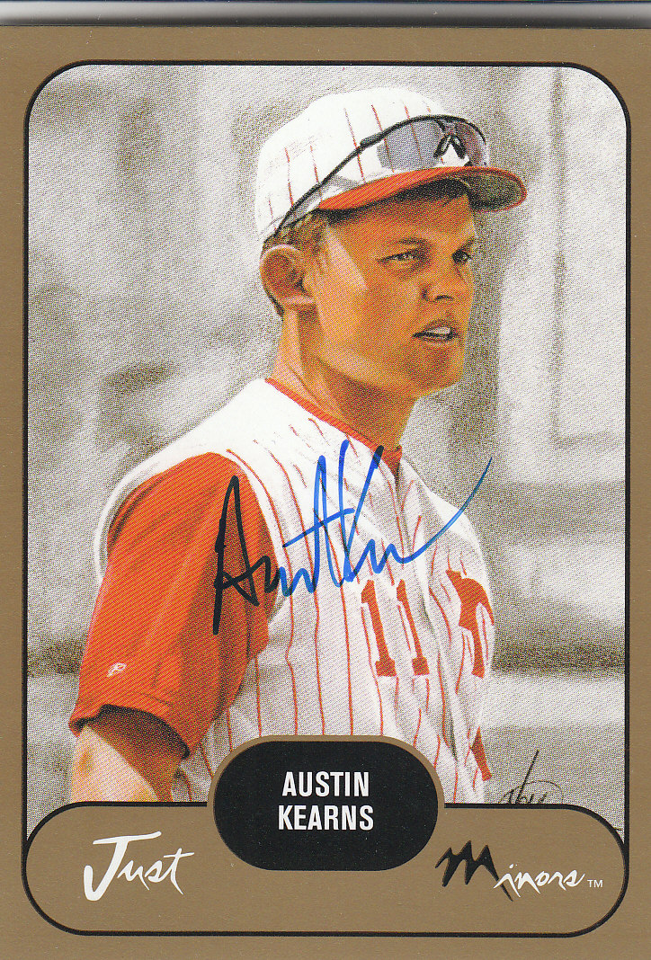 2002 Just Prospects Autographs Gold #20 Austin Kearns/300