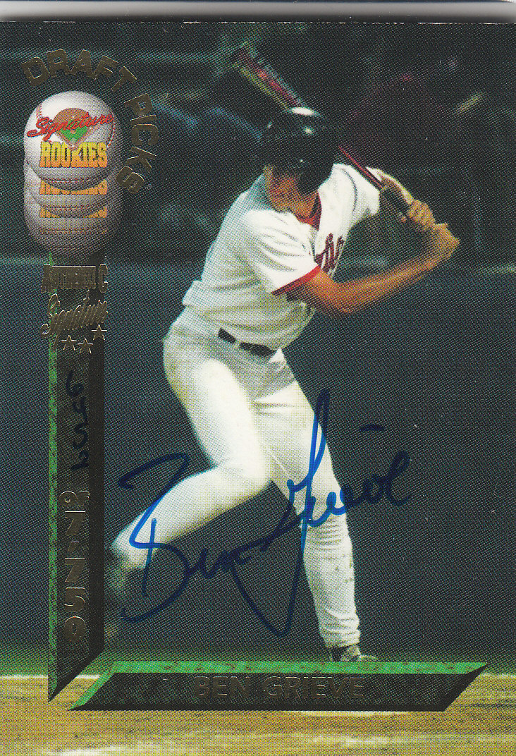 1994 Signature Rookies Draft Picks Signatures #3 Ben Grieve