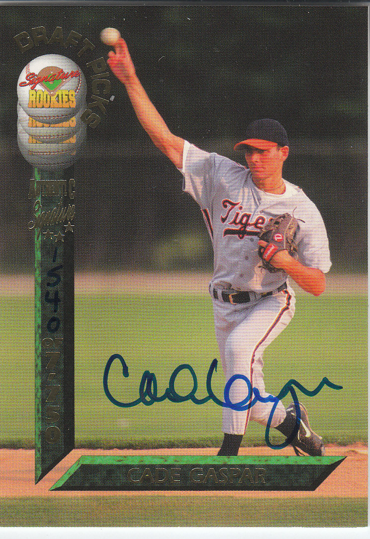 1994 Signature Rookies Draft Picks Signatures #18 Cade Gaspar