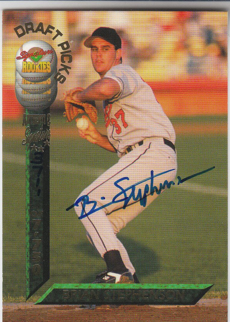 1994 Signature Rookies Draft Picks Signatures #43 Brian Stephenson