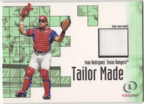 2001 Fleer Legacy Tailor Made #20 Ivan Rodriguez