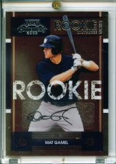 2008 Playoff Contenders #102 Mat Gamel AU