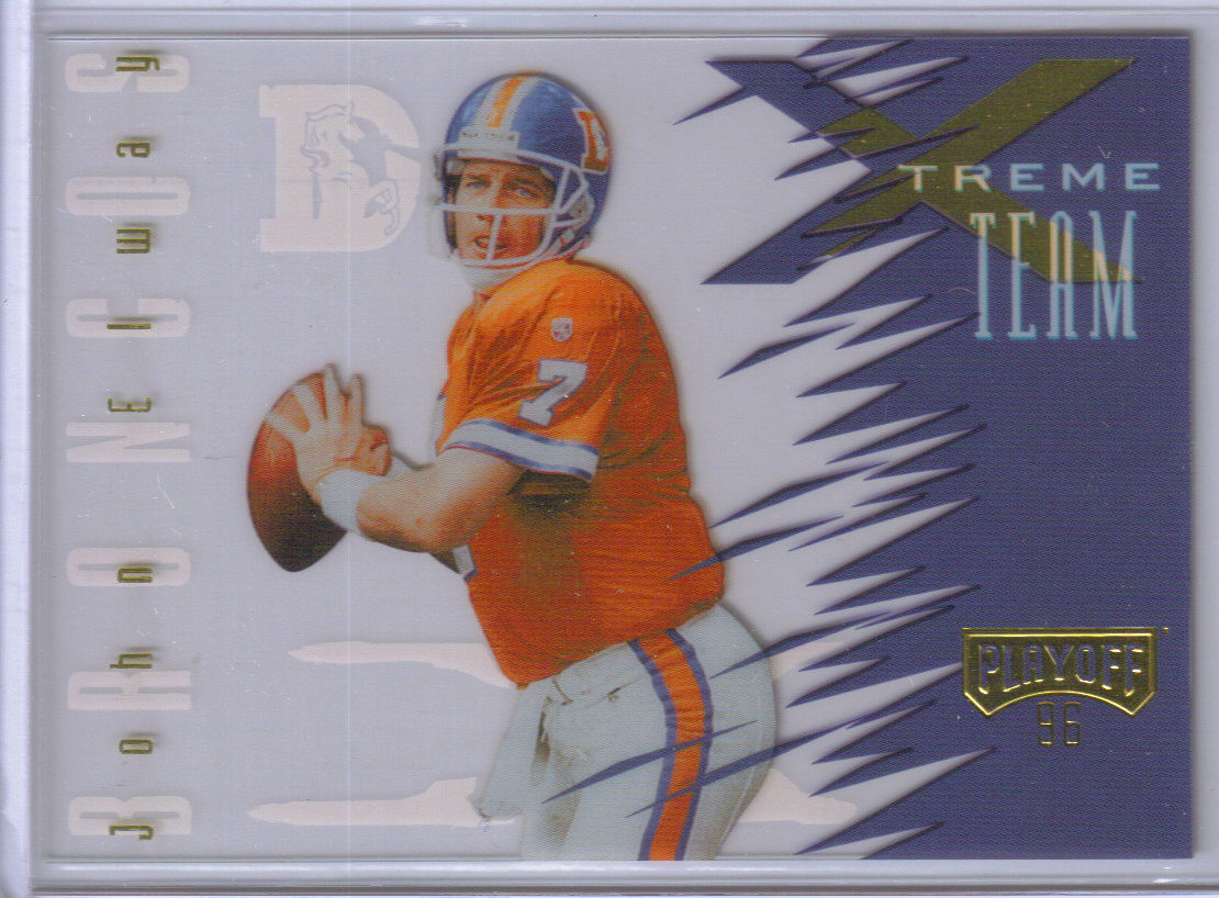 1996 Absolute Xtreme Team #8 John Elway front image