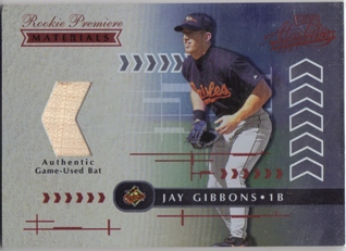2001 Absolute Memorabilia #190 Jay Gibbons RPM RC