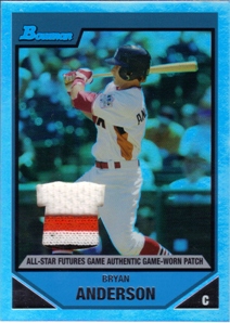 2007 Bowman Draft Future's Game Prospects Patches #BDPP87 Bryan Anderson