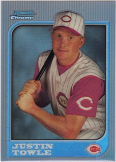 1997 Bowman Chrome Refractors #124 Justin Towle