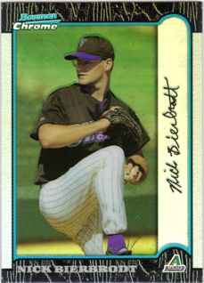 1999 Bowman Chrome Refractors #390 Nick Bierbrodt