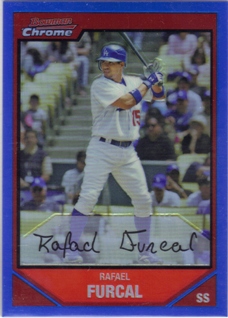 2007 Bowman Chrome Blue Refractors #57 Jose Vidro