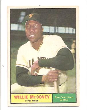 1961 Topps #517 Willie McCovey front image