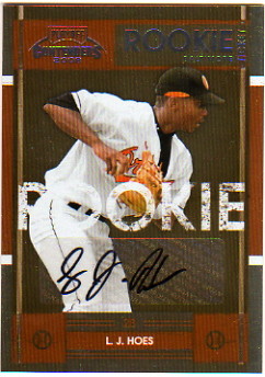 2008 Playoff Contenders Season Ticket Autographs #34 L. J. Hoes
