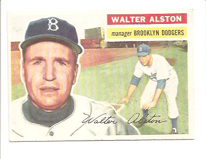 1956 Topps #8 Walter Alston MG RC