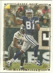 2008 UD Masterpieces #81 Terrell Owens