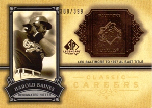 2005 SP Legendary Cuts Classic Careers #HB Harold Baines