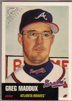 1999 Topps Gallery Heritage #TH18 Greg Maddux