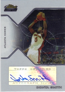 2004-05 Finest #182 Donta Smith AU RC