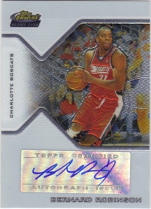 2004-05 Finest #185 Bernard Robinson AU RC