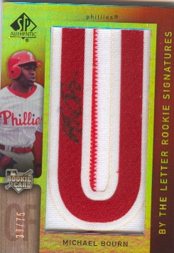 2007 SP Authentic #103 Michael Bourn AU/75 (RC)