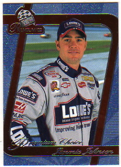 2002 Press Pass Premium Red Reflectors #75 Jimmie Johnson PC
