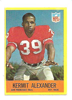 1967 Philadelphia #170 Kermit Alexander