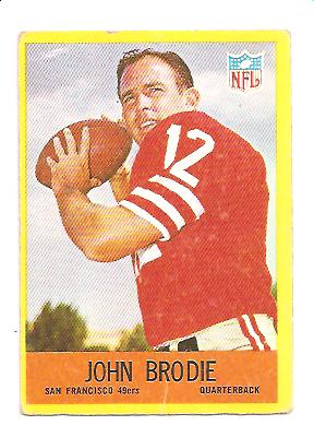 1967 Philadelphia #172 John Brodie