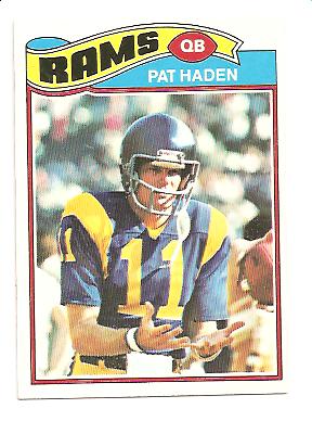 1977 Topps #18 Pat Haden RC