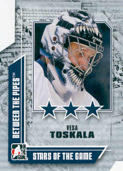 2008-09 Between The Pipes #65 Vesa Toskala