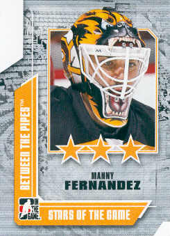2008-09 Between The Pipes #68 Manny Fernandez