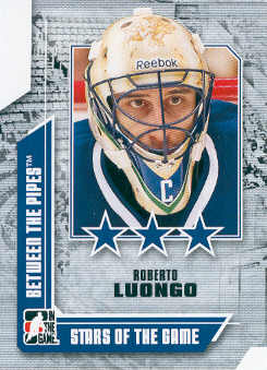 2008-09 Between The Pipes #72 Roberto Luongo