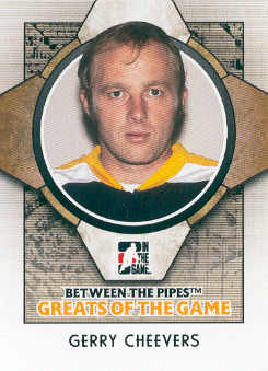 2008-09 Between The Pipes #85 Gerry Cheevers