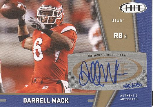 2009 SAGE HIT Autographs Gold #32 Darrell Mack